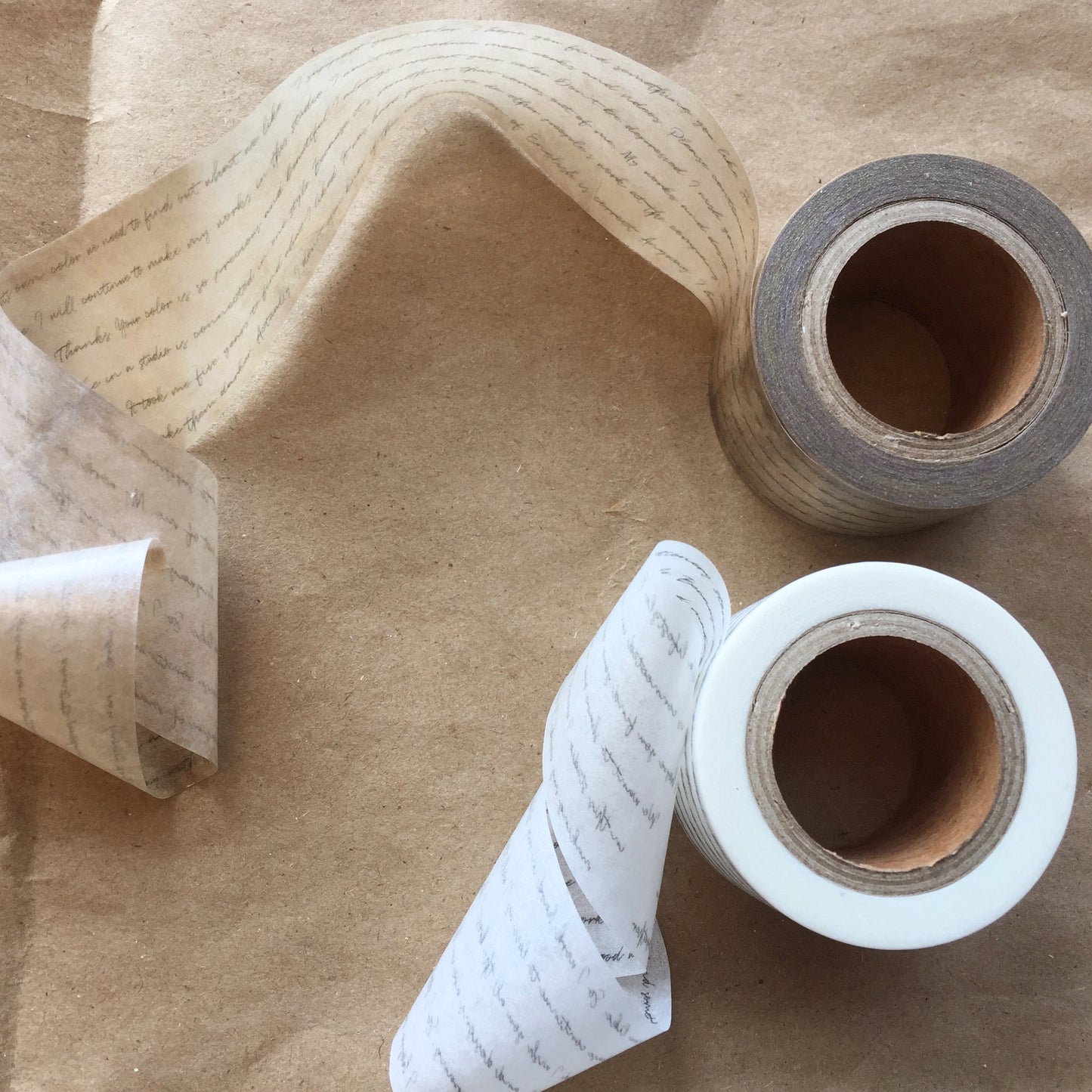 p.palette - Vintage & Pure Letter washi tape SAMPLES