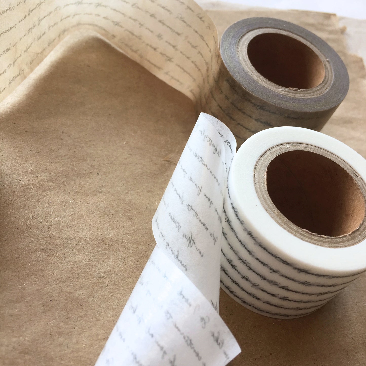 p.palette - Vintage & Pure Letter washi tape SAMPLES