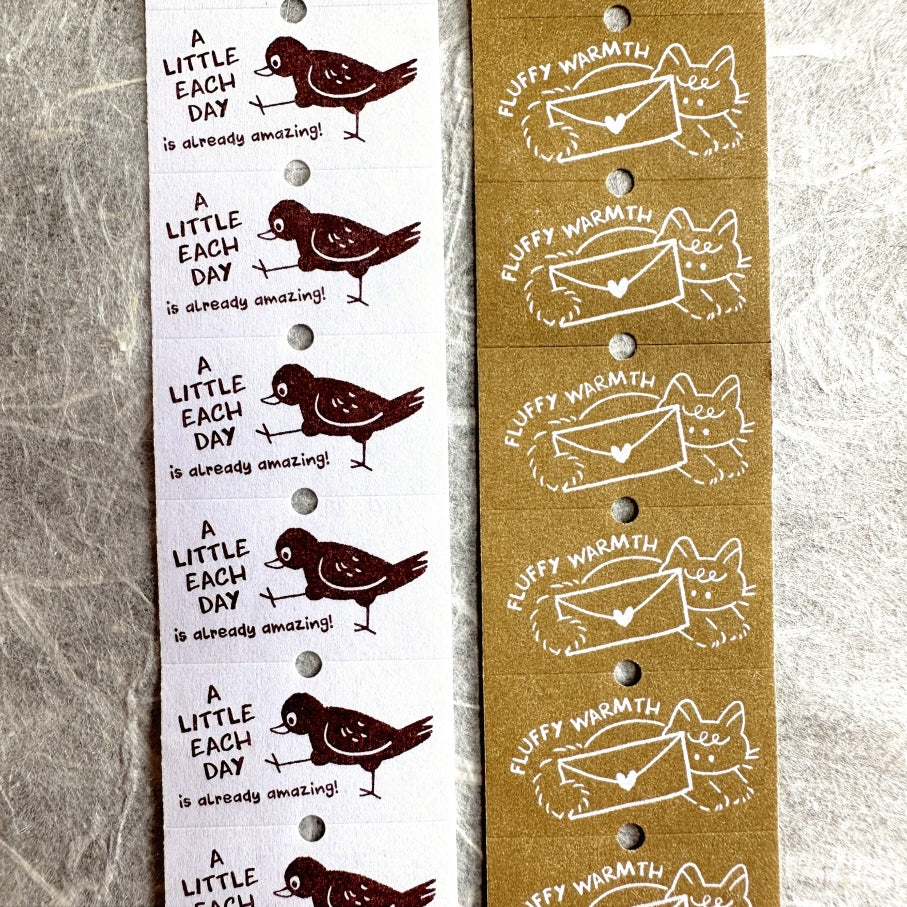 wwiinngg - Label Your Mood label sticker roll SAMPLES