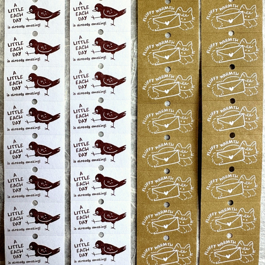 wwiinngg - Label Your Mood label sticker roll SAMPLES
