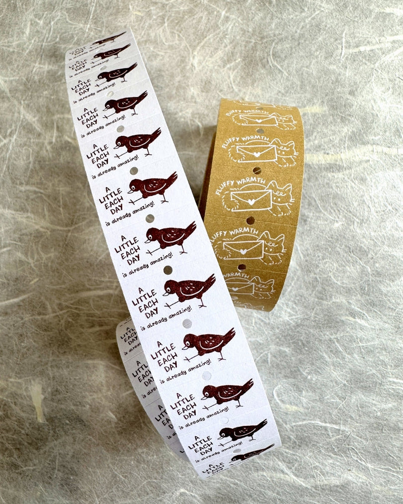 wwiinngg - Label Your Mood label sticker roll SAMPLES