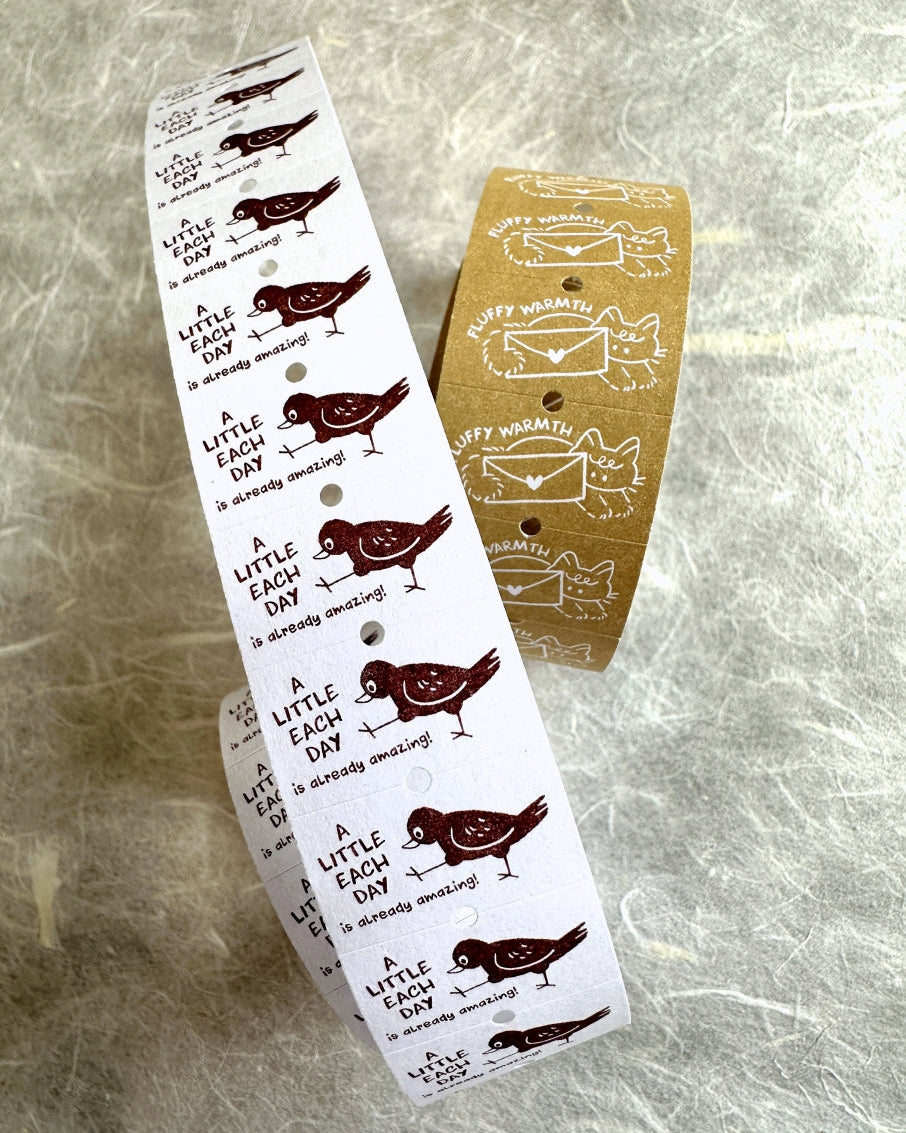 wwiinngg - Label Your Mood label sticker roll SAMPLES