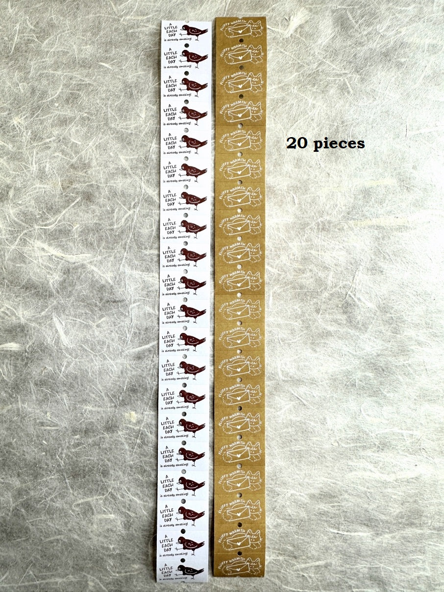 wwiinngg - Label Your Mood label sticker roll SAMPLES