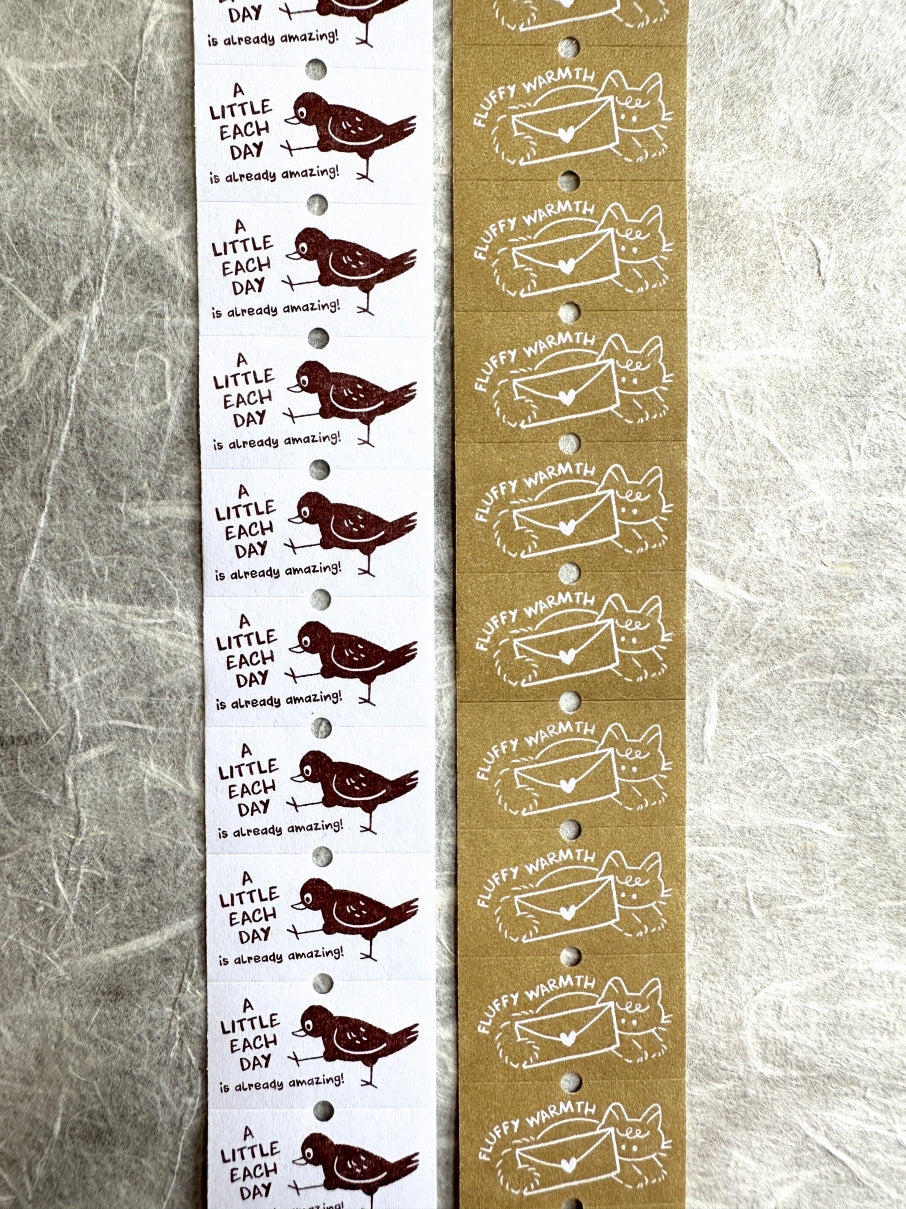wwiinngg - Label Your Mood label sticker roll SAMPLES