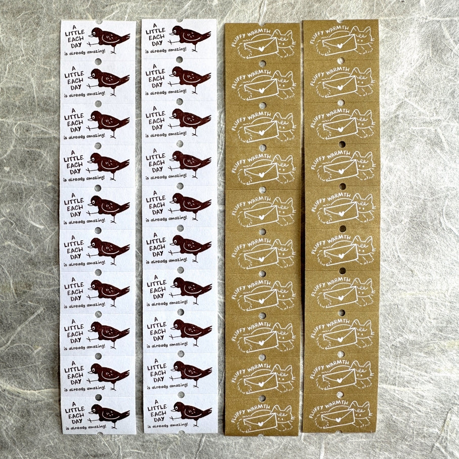 wwiinngg - Label Your Mood label sticker roll SAMPLES