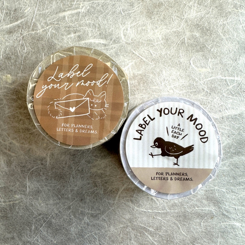wwiinngg - Label Your Mood label sticker roll SAMPLES